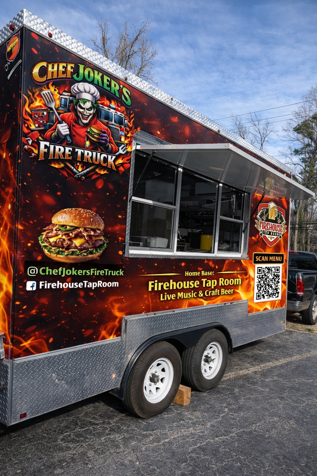 Chef Joker's Fire Truck at The Firehouse Taproom